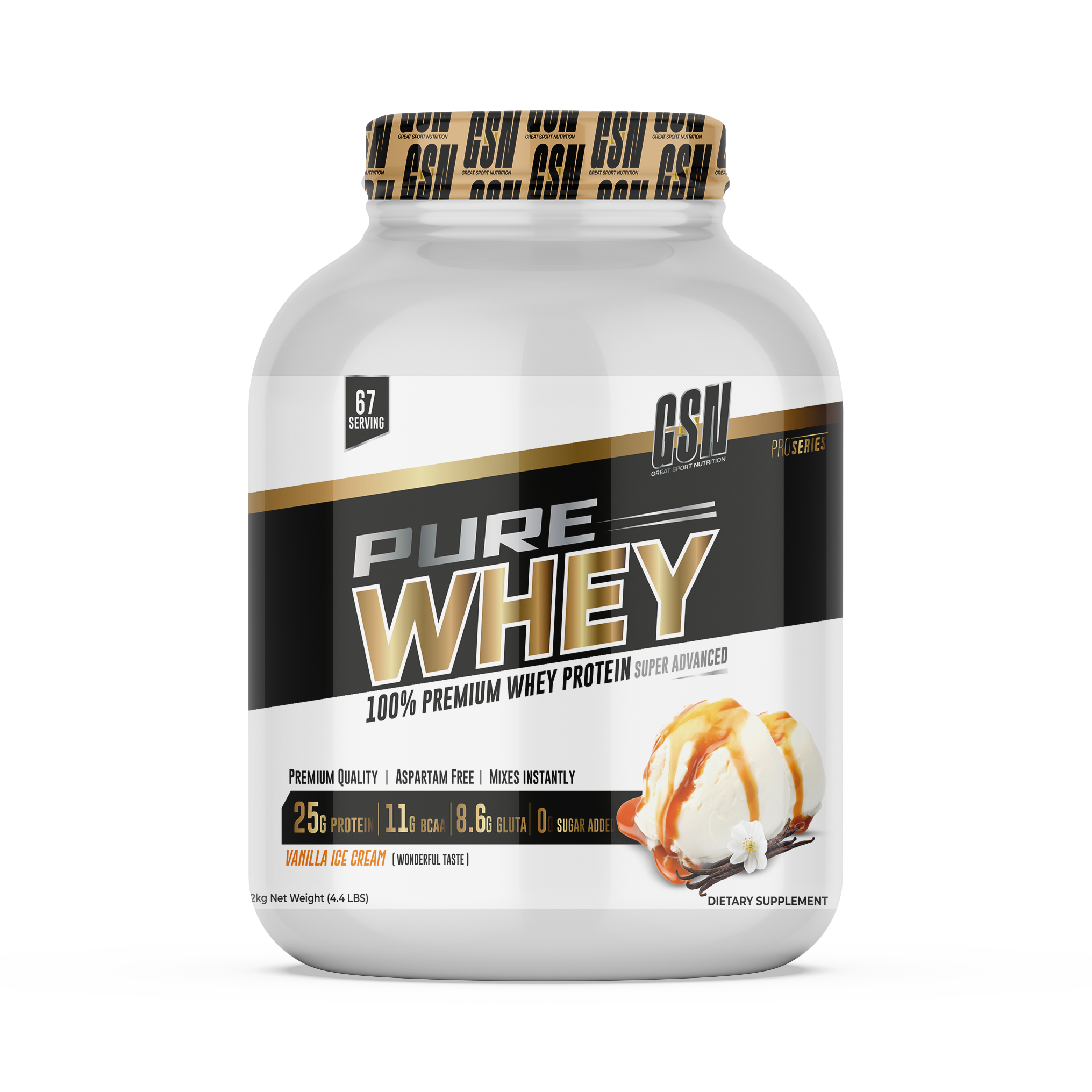 PURE WHEY GSN Vanilla Ice Cream 2KG